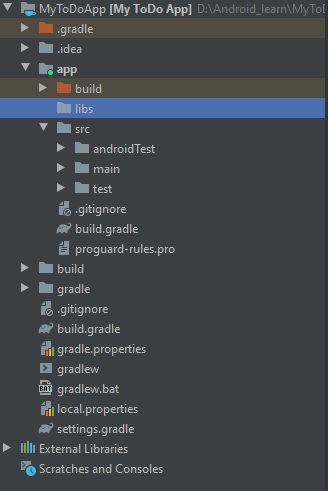 Android project structure