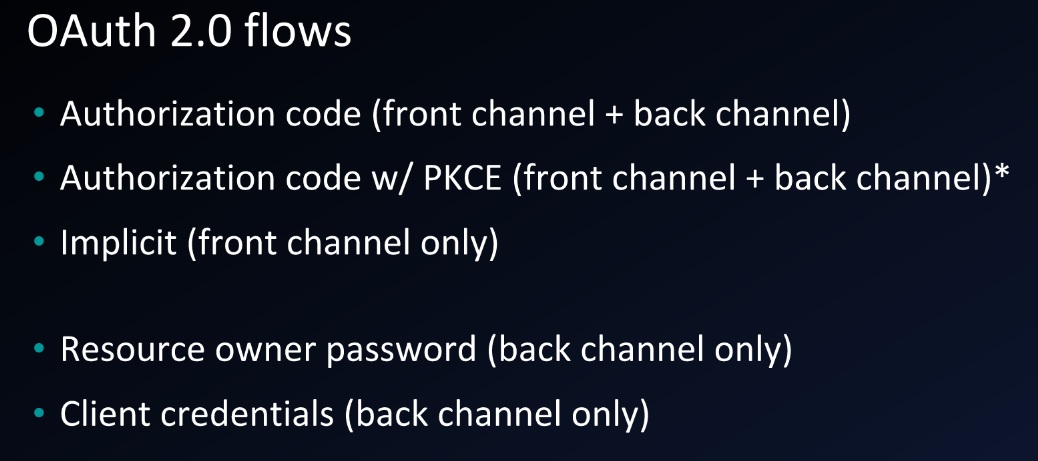Oauth2 Flows