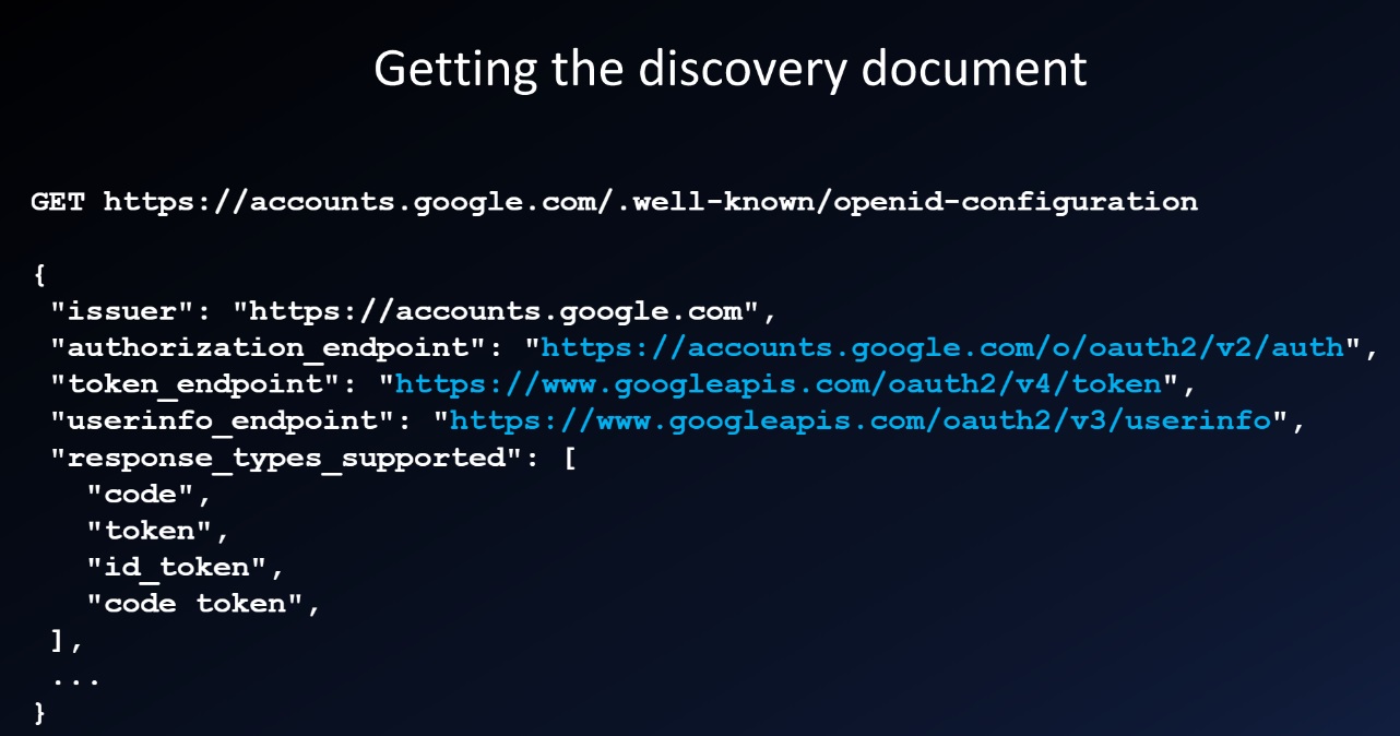 Oauth discovery